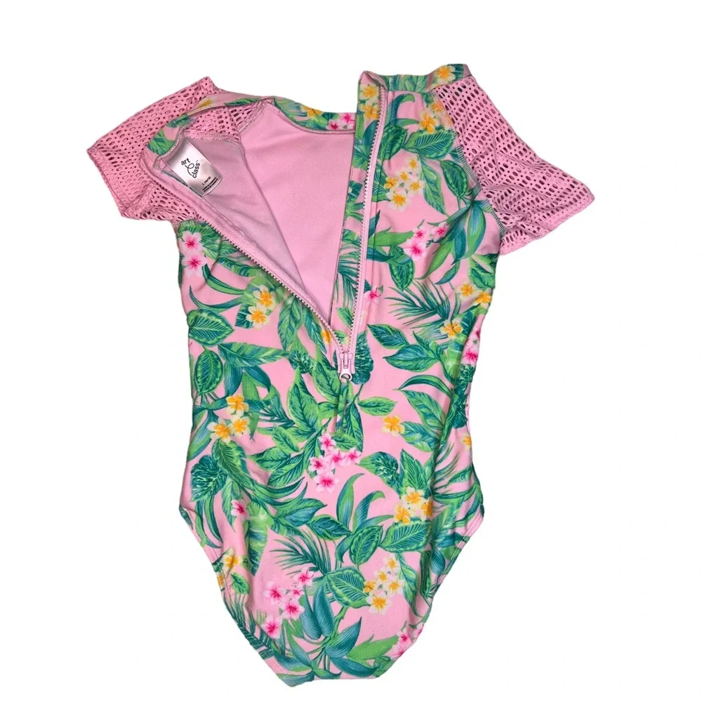 Tropical Swimsuit & Terry Cloth Coverup Bundle - Picture 2 of 11